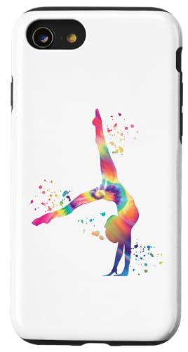 Hülle für iPhone SE (2020) / 7 / 8 Turnerin mit Boden Mädchen Kinder Rhythmische Gymnastik von Floor Gymnastics Team Equipment Gymnasts Coaches
