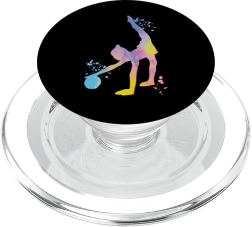 Turnerin mit Ball Mädchen Kinder Rhythmische Gymnastik PopSockets PopGrip für MagSafe Turnerin mit Ball Mädchen Kinder Rhythmische Gymnastik PopSockets PopGrip für MagSafe von Floor Gymnastics Team Equipment Gymnasts Coaches
