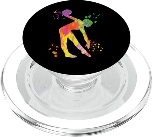 Turnerin mit Ball Mädchen Kinder Rhythmische Gymnastik PopSockets PopGrip für MagSafe Turnerin mit Ball Mädchen Kinder Rhythmische Gymnastik PopSockets PopGrip für MagSafe von Floor Gymnastics Team Equipment Gymnasts Coaches