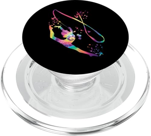 Turnerin mit Band Mädchen Kinder Rhythmische Gymnastik PopSockets PopGrip für MagSafe Turnerin mit Band Mädchen Kinder Rhythmische Gymnastik PopSockets PopGrip für MagSafe von Floor Gymnastics Team Equipment Gymnasts Coaches