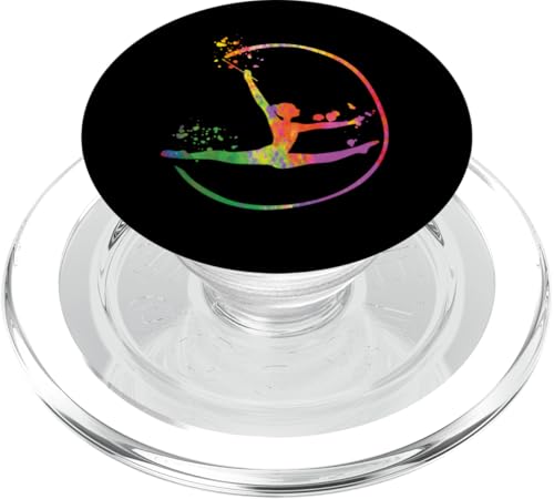 Turnerin mit Band Mädchen Kinder Rhythmische Gymnastik PopSockets PopGrip für MagSafe Turnerin mit Band Mädchen Kinder Rhythmische Gymnastik PopSockets PopGrip für MagSafe von Floor Gymnastics Team Equipment Gymnasts Coaches