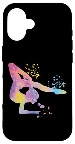 Turnerin mit Boden Mädchen Kinder Rhythmische Gymnastik Hülle für iPhone 16 von Floor Gymnastics Team Equipment Gymnasts Coaches