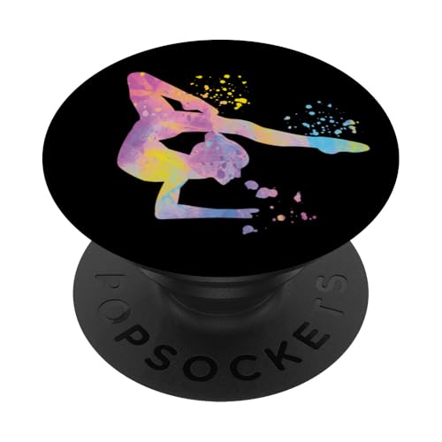Turnerin mit Boden Mädchen Kinder Rhythmische Gymnastik PopSockets Klebender PopGrip Turnerin mit Boden Mädchen Kinder Rhythmische Gymnastik PopSockets Klebender PopGrip von Floor Gymnastics Team Equipment Gymnasts Coaches