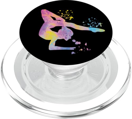 Turnerin mit Boden Mädchen Kinder Rhythmische Gymnastik PopSockets PopGrip für MagSafe Turnerin mit Boden Mädchen Kinder Rhythmische Gymnastik PopSockets PopGrip für MagSafe von Floor Gymnastics Team Equipment Gymnasts Coaches
