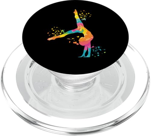 Turnerin mit Boden Mädchen Kinder Rhythmische Gymnastik PopSockets PopGrip für MagSafe Turnerin mit Boden Mädchen Kinder Rhythmische Gymnastik PopSockets PopGrip für MagSafe von Floor Gymnastics Team Equipment Gymnasts Coaches