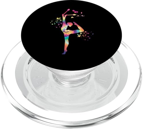 Turnerin mit Clubs Mädchen Kinder Rhythmische Gymnastik PopSockets PopGrip für MagSafe Turnerin mit Clubs Mädchen Kinder Rhythmische Gymnastik PopSockets PopGrip für MagSafe von Floor Gymnastics Team Equipment Gymnasts Coaches