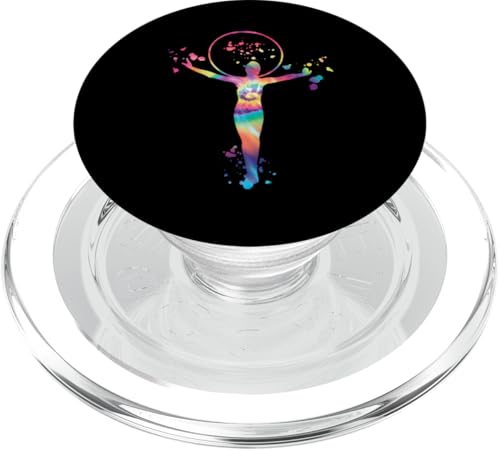 Turnerin mit Reifen Mädchen Kinder Rhythmische Gymnastik PopSockets PopGrip für MagSafe Turnerin mit Reifen Mädchen Kinder Rhythmische Gymnastik PopSockets PopGrip für MagSafe von Floor Gymnastics Team Equipment Gymnasts Coaches