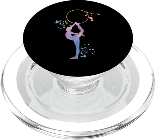 Turnerin mit Reifen Mädchen Kinder Rhythmische Gymnastik PopSockets PopGrip für MagSafe Turnerin mit Reifen Mädchen Kinder Rhythmische Gymnastik PopSockets PopGrip für MagSafe von Floor Gymnastics Team Equipment Gymnasts Coaches