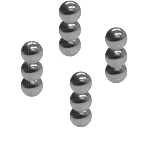 Floordirekt Magnete stark 12 Stück Neodym Magnet extra stark für Magnettafel, Whiteboard, Glasboard, Mini Kühlschrankmagnete starker Halt Ø 10mm Kugel, Silber Floordirekt Magnete stark 12 Stück Neodym Magnet extra stark für Magnettafel, Whiteboard, Glasboard, Mini Kühlschrankmagnete starker Halt Ø 10mm Kugel, Silber von Floordirekt