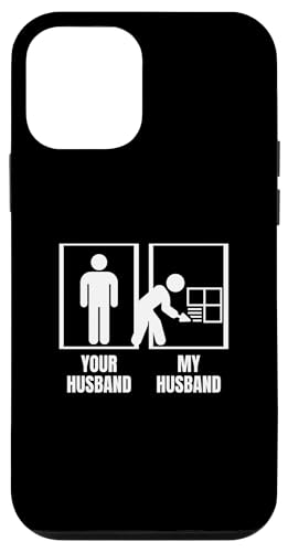 Lustiger Fliesenleger mit Aufschrift "Your Husband My Husband Wife" Hülle für iPhone 12 mini von Flooring Installer And Tile Worker Apparel