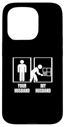 Lustiger Fliesenleger mit Aufschrift "Your Husband My Husband Wife" Hülle für iPhone 15 Pro Lustiger Fliesenleger mit Aufschrift "Your Husband My Husband Wife" Hülle für iPhone 15 Pro von Flooring Installer And Tile Worker Apparel
