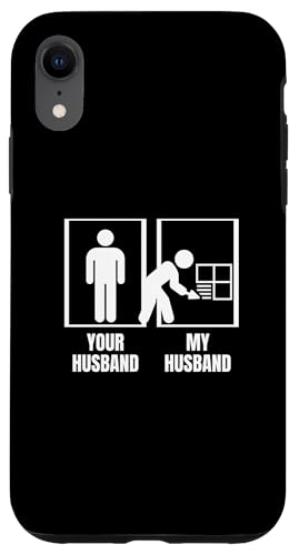 Lustiger Fliesenleger mit Aufschrift "Your Husband My Husband Wife" Hülle für iPhone XR Lustiger Fliesenleger mit Aufschrift "Your Husband My Husband Wife" Hülle für iPhone XR von Flooring Installer And Tile Worker Apparel