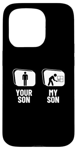 Lustiger Fliesenleger mit Aufschrift "Your Son My Son Dad Father Mom Mother Hülle für iPhone 15 Pro von Flooring Installer And Tile Worker Apparel