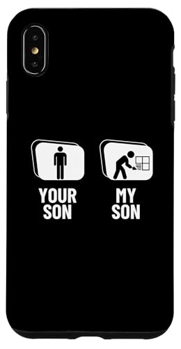 Lustiger Fliesenleger mit Aufschrift "Your Son My Son Dad Father Mom Mother Hülle für iPhone XS Max Lustiger Fliesenleger mit Aufschrift "Your Son My Son Dad Father Mom Mother Hülle für iPhone XS Max von Flooring Installer And Tile Worker Apparel