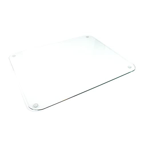 Desktex Schreibtischunterlage aus Glas für den ultimativen Schutz der Tischplatte, 50,8 x 91,4 cm von Floortex