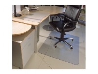 Stuhlfuß, Polycarbonat ohne Spikes, Dicke 1,9 mm, 122 x 183 cm von Floortex