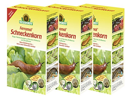 -3er-Set- Neudorff Ferramol Schneckenkorn 3 x 2 kg von Vicmama