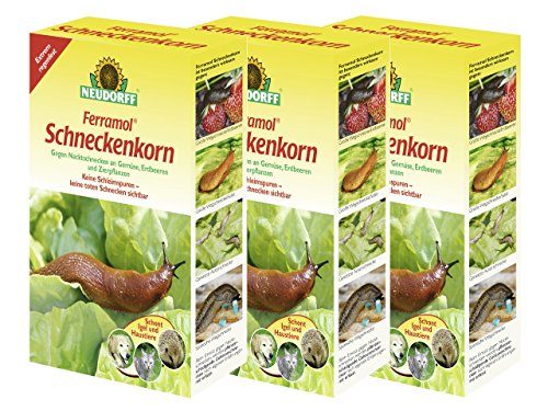 -3er-Set- Neudorff Ferramol Schneckenkorn 3 x 2 kg von Flora