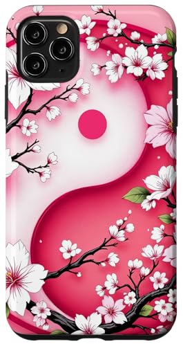 Yin Yang Kirschblüte Sakura Rose Floral Pink Yin und Yang Hülle für iPhone 11 Pro Max Yin Yang Kirschblüte Sakura Rose Floral Pink Yin und Yang Hülle für iPhone 11 Pro Max von Floral Botanical Cherry Blossom Sakura Yin Yang