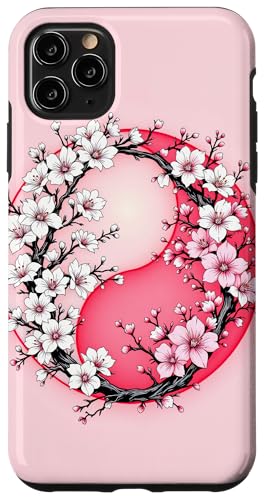 Yin Yang Kirschblüte Sakura Rose Floral Pink Yin und Yang Hülle für iPhone 11 Pro Max Yin Yang Kirschblüte Sakura Rose Floral Pink Yin und Yang Hülle für iPhone 11 Pro Max von Floral Botanical Cherry Blossom Sakura Yin Yang