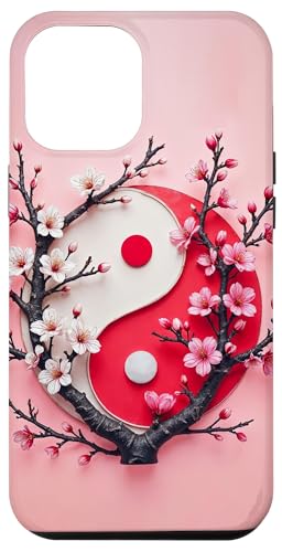 Yin Yang Kirschblüte Sakura Rose Floral Pink Yin und Yang Hülle für iPhone 12 Pro Max Yin Yang Kirschblüte Sakura Rose Floral Pink Yin und Yang Hülle für iPhone 12 Pro Max von Floral Botanical Cherry Blossom Sakura Yin Yang