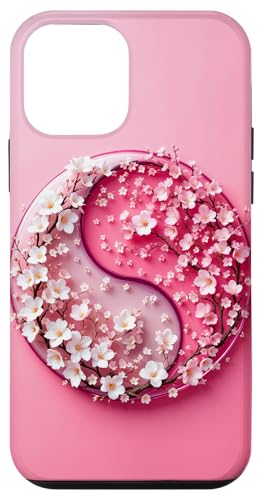 Yin Yang Kirschblüte Sakura Rose Floral Pink Yin und Yang Hülle für iPhone 12 mini von Floral Botanical Cherry Blossom Sakura Yin Yang