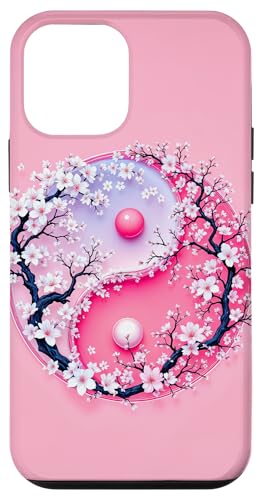 Yin Yang Kirschblüte Sakura Rose Floral Pink Yin und Yang Hülle für iPhone 12 mini von Floral Botanical Cherry Blossom Sakura Yin Yang