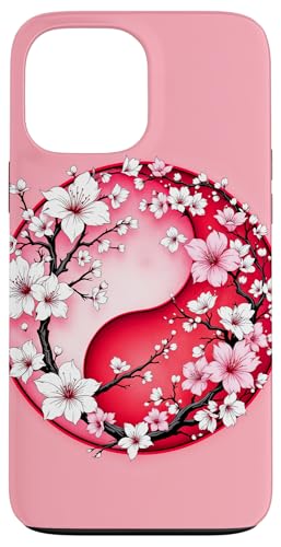 Yin Yang Kirschblüte Sakura Rose Floral Pink Yin und Yang Hülle für iPhone 13 Pro Max Yin Yang Kirschblüte Sakura Rose Floral Pink Yin und Yang Hülle für iPhone 13 Pro Max von Floral Botanical Cherry Blossom Sakura Yin Yang
