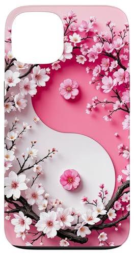 Yin Yang Kirschblüte Sakura Rose Floral Pink Yin und Yang Hülle für iPhone 13 von Floral Botanical Cherry Blossom Sakura Yin Yang