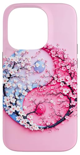 Yin Yang Kirschblüte Sakura Rose Floral Pink Yin und Yang Hülle für iPhone 14 Pro Yin Yang Kirschblüte Sakura Rose Floral Pink Yin und Yang Hülle für iPhone 14 Pro von Floral Botanical Cherry Blossom Sakura Yin Yang