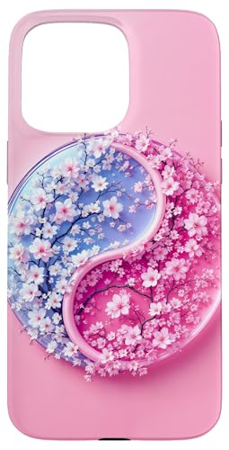Yin Yang Kirschblüte Sakura Rose Floral Pink Yin und Yang Hülle für iPhone 15 Pro Max Yin Yang Kirschblüte Sakura Rose Floral Pink Yin und Yang Hülle für iPhone 15 Pro Max von Floral Botanical Cherry Blossom Sakura Yin Yang