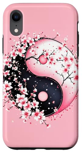 Yin Yang Kirschblüte Sakura Rose Floral Pink Yin und Yang Hülle für iPhone XR Yin Yang Kirschblüte Sakura Rose Floral Pink Yin und Yang Hülle für iPhone XR von Floral Botanical Cherry Blossom Sakura Yin Yang