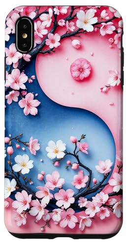 Yin Yang Kirschblüte Sakura Rose Floral Pink Yin und Yang Hülle für iPhone XS Max Yin Yang Kirschblüte Sakura Rose Floral Pink Yin und Yang Hülle für iPhone XS Max von Floral Botanical Cherry Blossom Sakura Yin Yang
