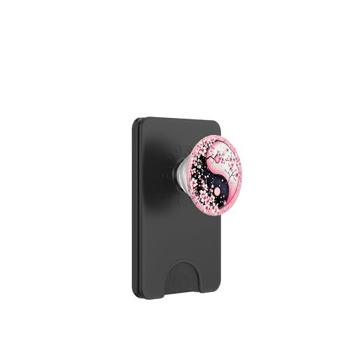 Yin Yang Kirschblüte Sakura Rose Floral Pink Yin und Yang PopSockets PopWallet für MagSafe Yin Yang Kirschblüte Sakura Rose Floral Pink Yin und Yang PopSockets PopWallet für MagSafe von Floral Botanical Cherry Blossom Sakura Yin Yang