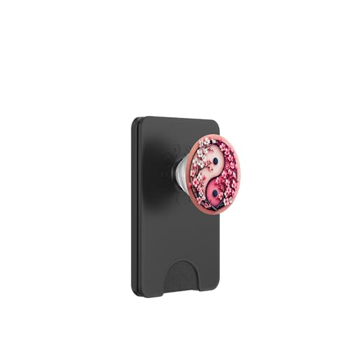 Yin Yang Kirschblüte Sakura Rose Floral Pink Yin und Yang PopSockets PopWallet für MagSafe Yin Yang Kirschblüte Sakura Rose Floral Pink Yin und Yang PopSockets PopWallet für MagSafe von Floral Botanical Cherry Blossom Sakura Yin Yang