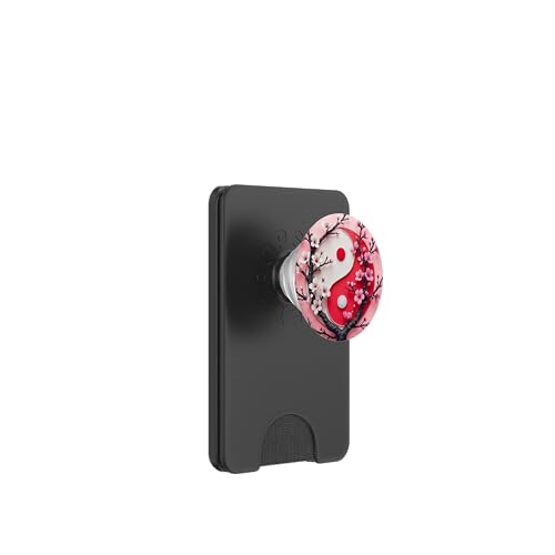 Yin Yang Kirschblüte Sakura Rose Floral Pink Yin und Yang PopSockets PopWallet für MagSafe Yin Yang Kirschblüte Sakura Rose Floral Pink Yin und Yang PopSockets PopWallet für MagSafe von Floral Botanical Cherry Blossom Sakura Yin Yang