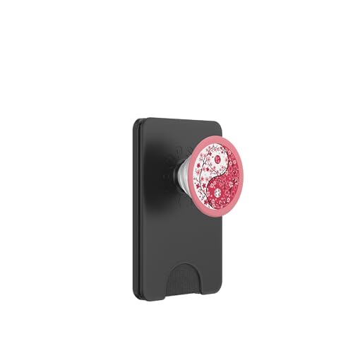 Yin Yang Kirschblüte Sakura Rose Floral Pink Yin und Yang PopSockets PopWallet für MagSafe Yin Yang Kirschblüte Sakura Rose Floral Pink Yin und Yang PopSockets PopWallet für MagSafe von Floral Botanical Cherry Blossom Sakura Yin Yang