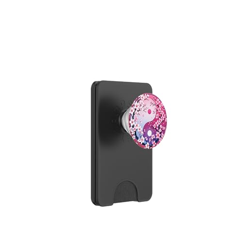 Yin Yang Kirschblüte Sakura Rose Floral Pink Yin und Yang PopSockets PopWallet für MagSafe Yin Yang Kirschblüte Sakura Rose Floral Pink Yin und Yang PopSockets PopWallet für MagSafe von Floral Botanical Cherry Blossom Sakura Yin Yang