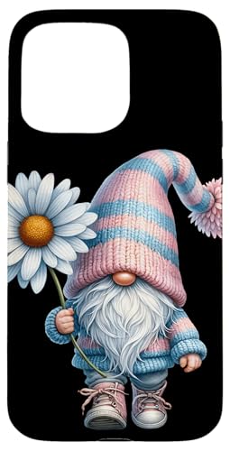 Aesthetic Spring Gnome Dad In Knitted Sweater For Daisy Mom Hülle für iPhone 15 Pro Max von Floral Daisy Flower Gifts With Funny Spring Gnomes