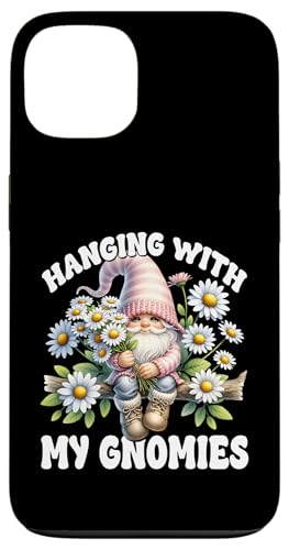 Funny Saying For Women And Daisy Mom With Cute Spring Gnome Hülle für iPhone 13 von Floral Daisy Flower Gifts With Funny Spring Gnomes