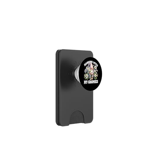 Funny Saying For Women And Daisy Mom With Cute Spring Gnome PopSockets PopWallet für MagSafe von Floral Daisy Flower Gifts With Funny Spring Gnomes