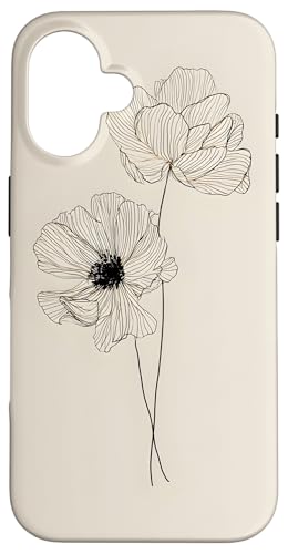 Elegante Anemonenblume Natur Hülle für iPhone 16 Elegante Anemonenblume Natur Hülle für iPhone 16 von Floral Designs by Dennex