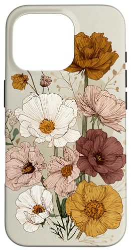 Flower Nature Vintage Floral Hülle für iPhone 16 Pro Flower Nature Vintage Floral Hülle für iPhone 16 Pro von Floral Designs by Dennex