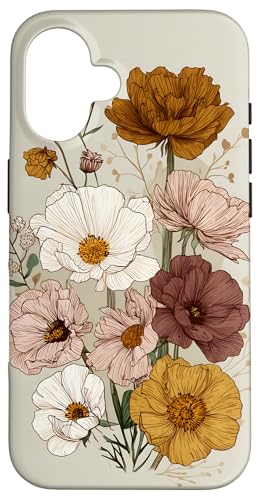 Flower Nature Vintage Floral Hülle für iPhone 16 Flower Nature Vintage Floral Hülle für iPhone 16 von Floral Designs by Dennex