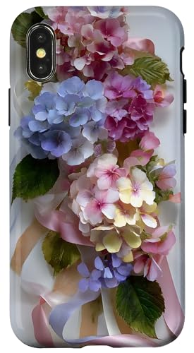 Hortensie Blumen Natur Frühling Hochzeit Hülle für iPhone X/XS Hortensie Blumen Natur Frühling Hochzeit Hülle für iPhone X/XS von Floral Designs by Dennex