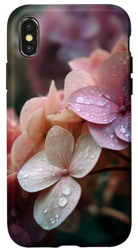 Hortensie Natur Frühlingsblumen Hülle für iPhone X/XS Hortensie Natur Frühlingsblumen Hülle für iPhone X/XS von Floral Designs by Dennex