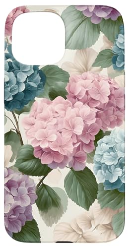 Hortensien Blumen Natur Frühling Hülle für iPhone 15 Hortensien Blumen Natur Frühling Hülle für iPhone 15 von Floral Designs by Dennex