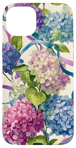 Hortensienband Natur Frühling Floral Hülle für iPhone 15 Plus Hortensienband Natur Frühling Floral Hülle für iPhone 15 Plus von Floral Designs by Dennex