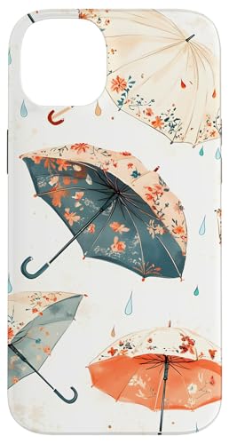 Regenschirm Floral Nature Rainy Season Hülle für iPhone 14 Plus Regenschirm Floral Nature Rainy Season Hülle für iPhone 14 Plus von Floral Designs by Dennex