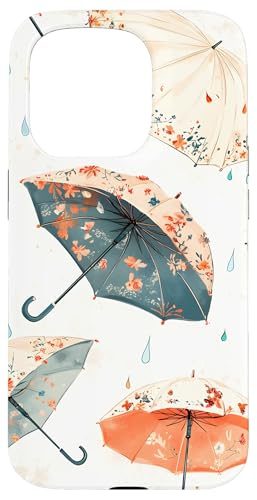 Regenschirm Floral Nature Rainy Season Hülle für iPhone 15 Pro Regenschirm Floral Nature Rainy Season Hülle für iPhone 15 Pro von Floral Designs by Dennex